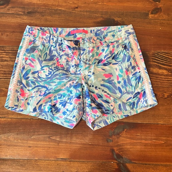 Lilly Pulitzer Shorts in Blue and Pink - Picture 1 of 3